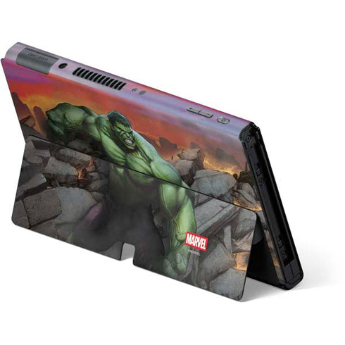 Marvel Enraged Hulk Nintendo Switch OLED (2021) Skin